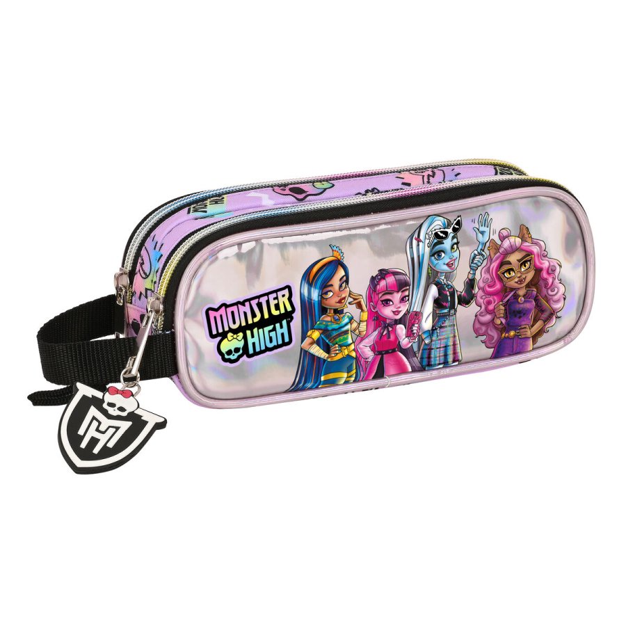 Dobbelt carry-all Monster High Best boos Syren 21 x 8 x 6 cm #1