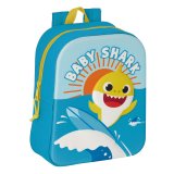Skoletaske Baby Shark 3D Bl 22 x 27 x 10 cm #1