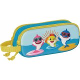 Dobbelt carry-all Baby Shark Bl 21 x 8 x 6 cm 3D #1