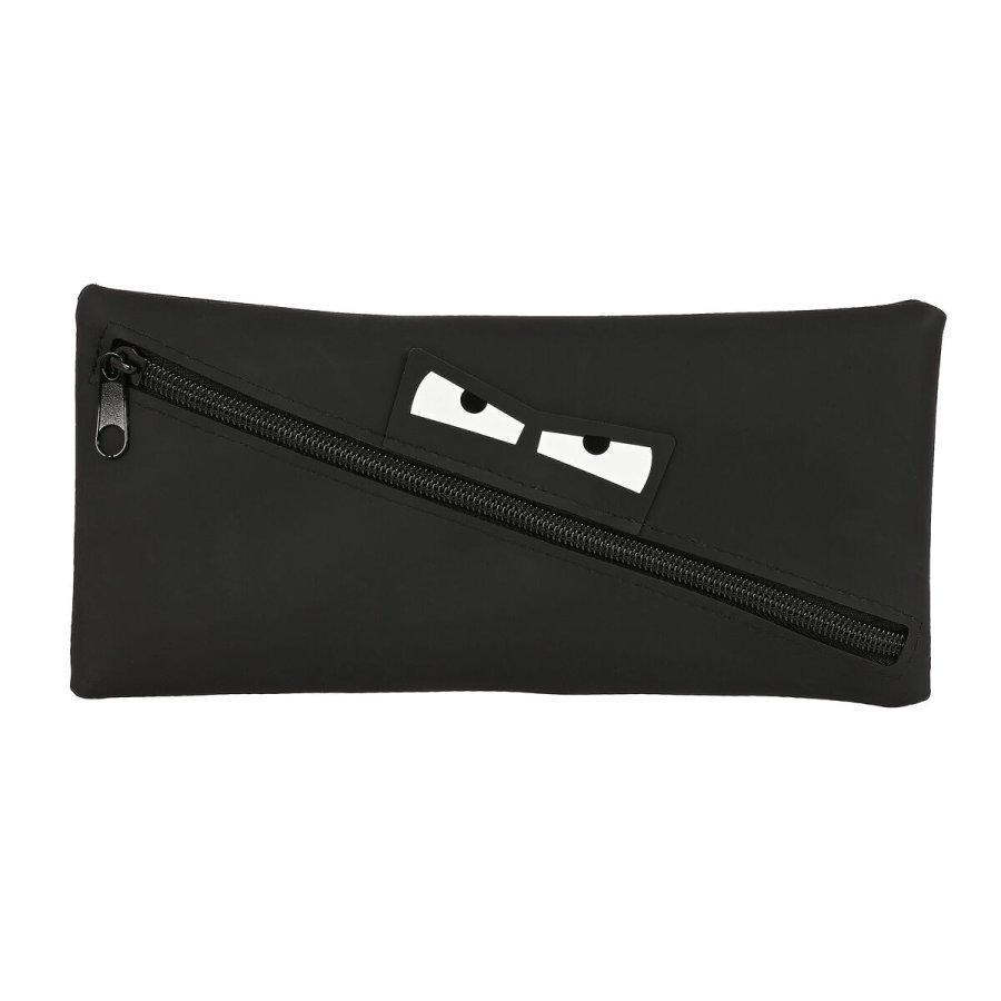 Penalhus Safta   Ansigt 22 x 11 x 1 cm Sort #2