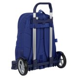 Skolerygsk med Hjul F.C. Barcelona Rd Marinebl 32 x 44 x 16 cm #2
