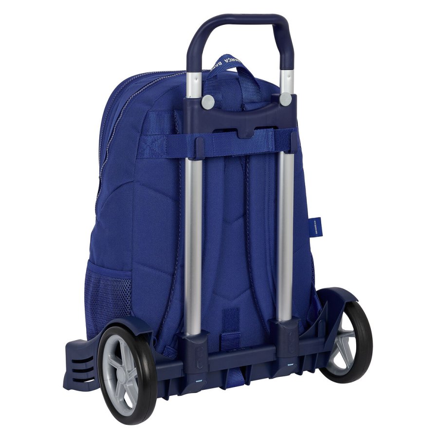 Skolerygsk med Hjul F.C. Barcelona Rd Marinebl 32 x 44 x 16 cm #2