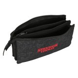 Dobbelt carry-all Stranger Things Sort 22 x 12 x 3 cm #2
