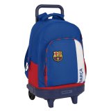 Skolerygsk med Hjul F.C. Barcelona Bl Rdbrun 33 X 45 X 22 cm #1