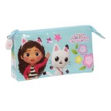 Dobbelt carry-all Gabby's Dollhouse Bl 22 x 12 x 3 cm #1