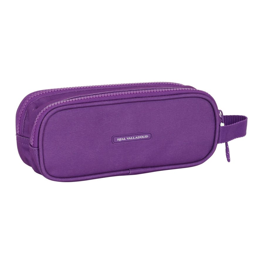Dobbelt carry-all Real Valladolid C.F. Hvid Lilla 21 x 8 x 6 cm #3
