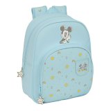 Skoletaske Mickey Mouse Clubhouse Baby Lysebl 28 x 34 x 10 cm #1