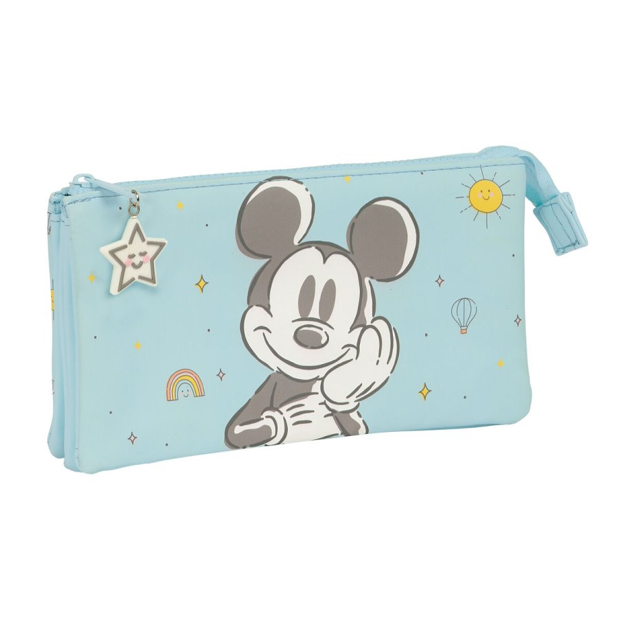 Tredobbelt bretaske Mickey Mouse Clubhouse Baby Lysebl 22 x 12 x 3 cm #1
