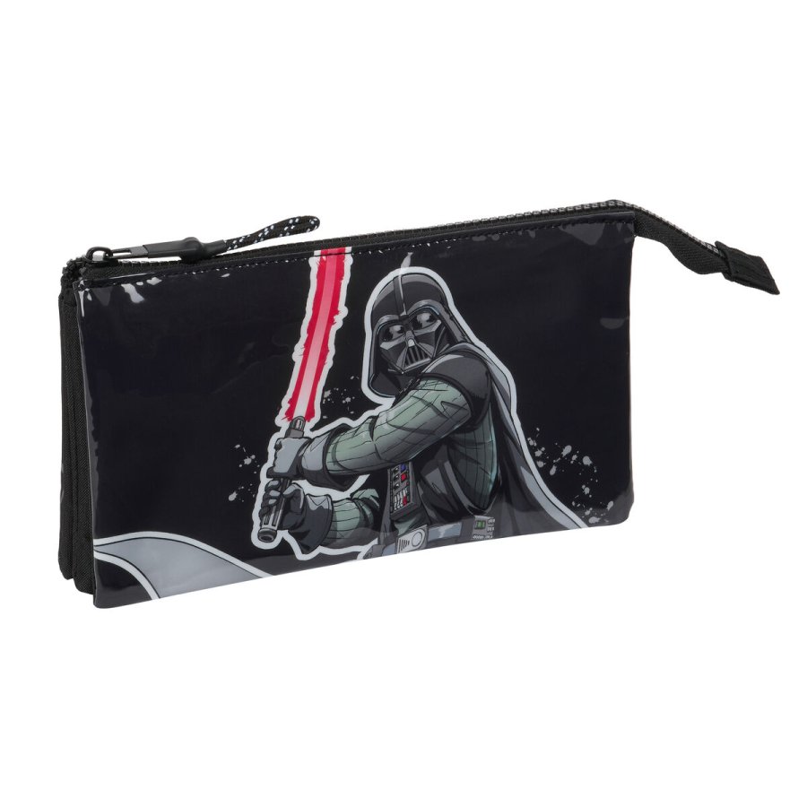 Dobbelt carry-all Star Wars The fighter Sort 22 x 12 x 3 cm #1