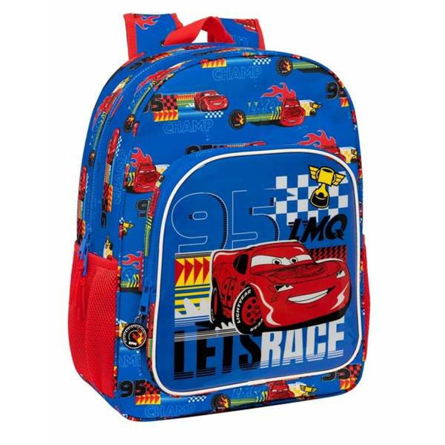 Skoletaske Cars Race Ready Bl 33 x 42 x 14 cm #1