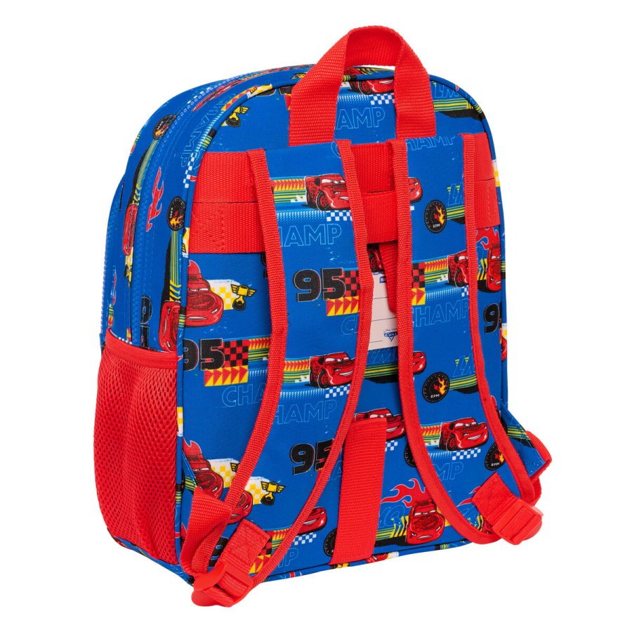 Skoletaske Cars Race ready Bl 27 x 33 x 10 cm #2