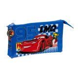Tredobbelt bretaske Cars Race ready Bl 22 x 12 x 3 cm #1