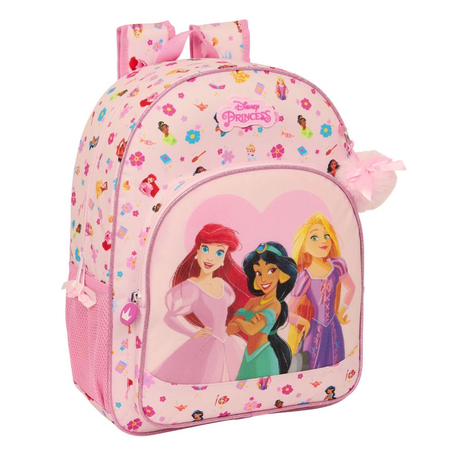 Skoletaske Disney Princess Summer adventures Pink 33 x 42 x 14 cm #1