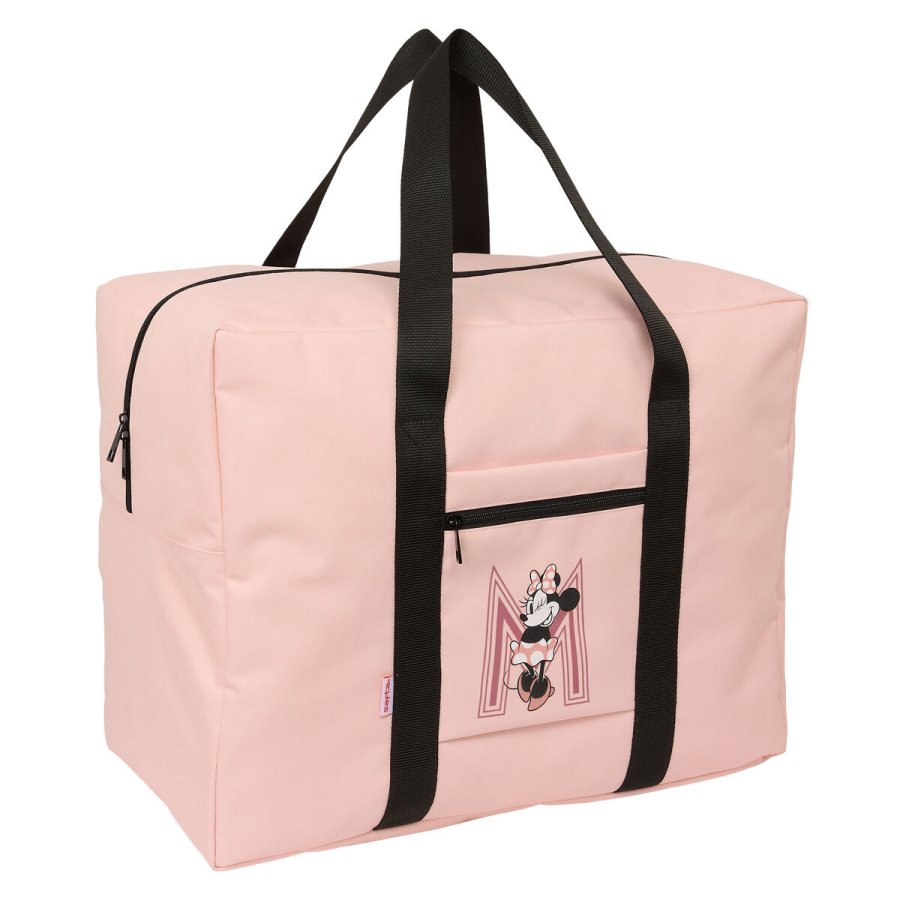 Hndtasker til damer Minnie Mouse Blush Pink 50 x 40 x 28 cm #1