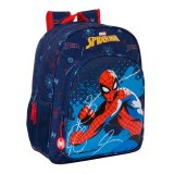 Skoletaske Spider-Man Neon Marinebl 32 X 38 X 12 cm #1