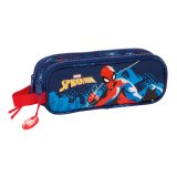 Dobbelt carry-all Spider-Man Neon Marinebl 21 x 8 x 6 cm #1