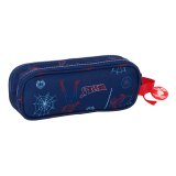 Dobbelt carry-all Spider-Man Neon Marinebl 21 x 8 x 6 cm #2