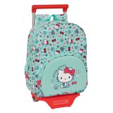 Skolerygsk med Hjul Hello Kitty Sea lovers Turkisbl 26 x 34 x 11 cm #1