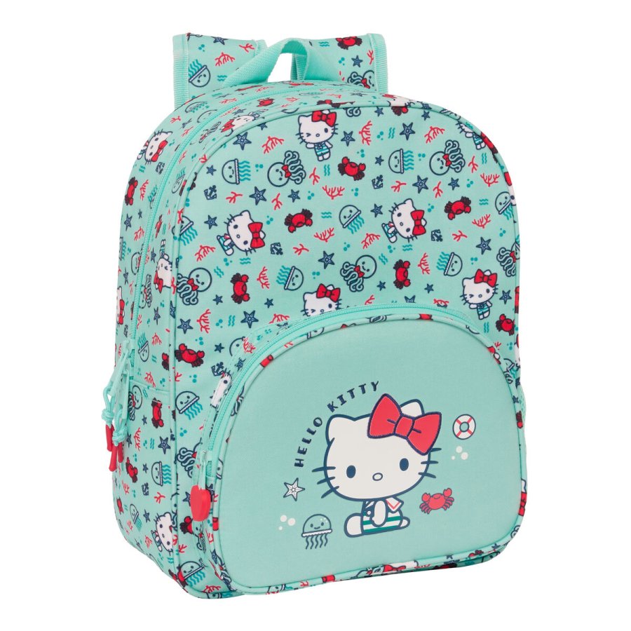 Skoletaske Hello Kitty Sea lovers Turkisbl 26 x 34 x 11 cm #1