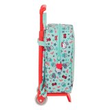 Skolerygsk med Hjul Hello Kitty Sea lovers Turkisbl 22 x 27 x 10 cm #3