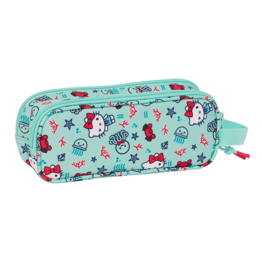 Dobbelt carry-all Hello Kitty Sea lovers Turkisbl 21 x 8 x 6 cm #2