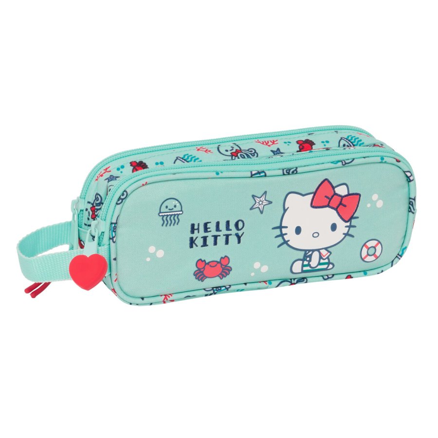 Dobbelt carry-all Hello Kitty Sea lovers Turkisbl 21 x 8 x 6 cm #1