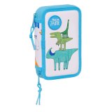 Dobbelt penalhus Algo de Jaime Hvid 12.5 x 19.5 x 4 cm (28 Dele) #1