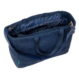 H�ndtasker Benetton Denim Bl� 40 x 31 x 17 cm #5