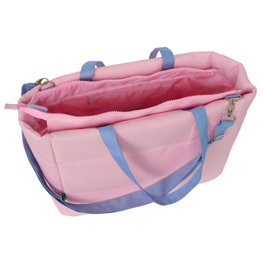 Hndtasker Benetton Pink Pink 40 x 31 x 17 cm #5