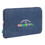 Laptop cover Benetton Denim Bl 15,6'' 39,5 x 27,5 x 3,5 cm #1