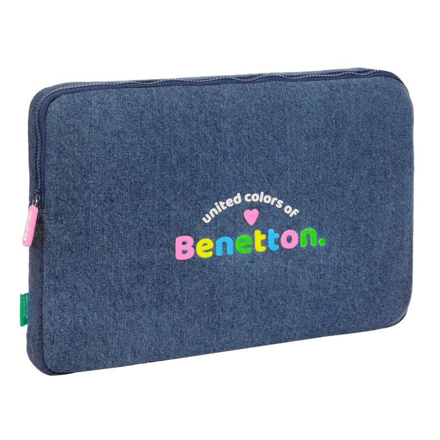 Laptop cover Benetton Denim Bl 15,6'' 39,5 x 27,5 x 3,5 cm #1