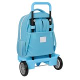 Skolerygsk med Hjul Benetton Spring Himmelbl 33 X 45 X 22 cm #2