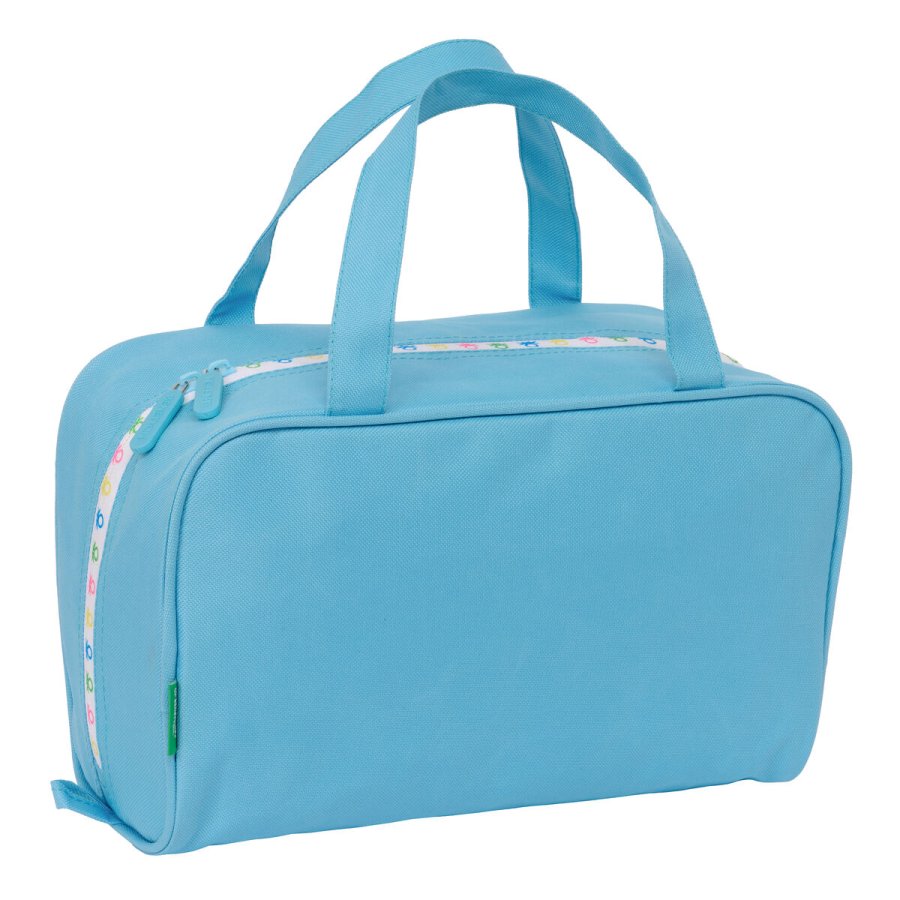 Skoletoilettaske Benetton Spring Himmelbl 31 x 14 x 19 cm #2