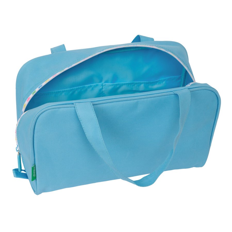 Skoletoilettaske Benetton Spring Himmelbl 31 x 14 x 19 cm #3