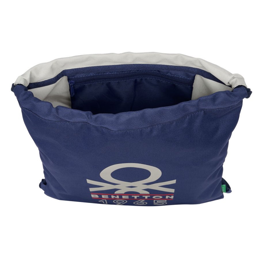 Rygsk med Snore Benetton Varsity Gr Marinebl 35 x 40 x 1 cm #2