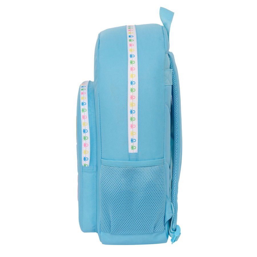 Skoletaske Benetton Spring Celestial 30 x 46 x 14 cm #3