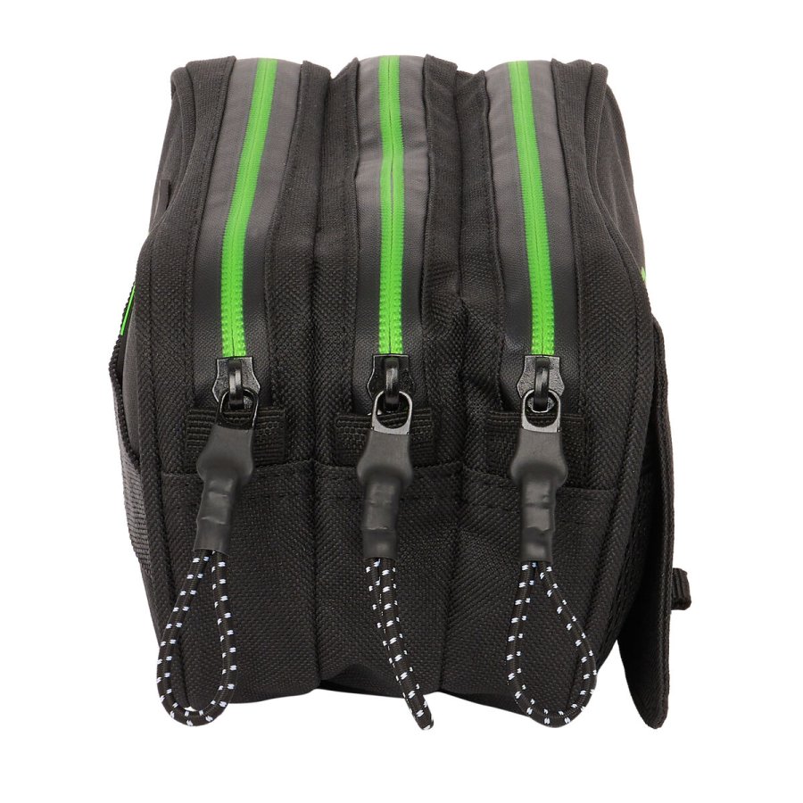 Tredobbelt bretaske Kappa Black Sort 21,5 x 10 x 8 cm #2