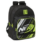 Skoletaske Nerf Get ready Sort 32 x 42 x 15 cm #1