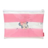 Vandtt taske Minnie Mouse Beach Pink Gennemsigtig #2