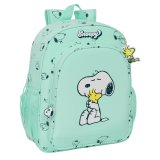 Skoletaske Snoopy Groovy Grn 32 X 38 X 12 cm #1