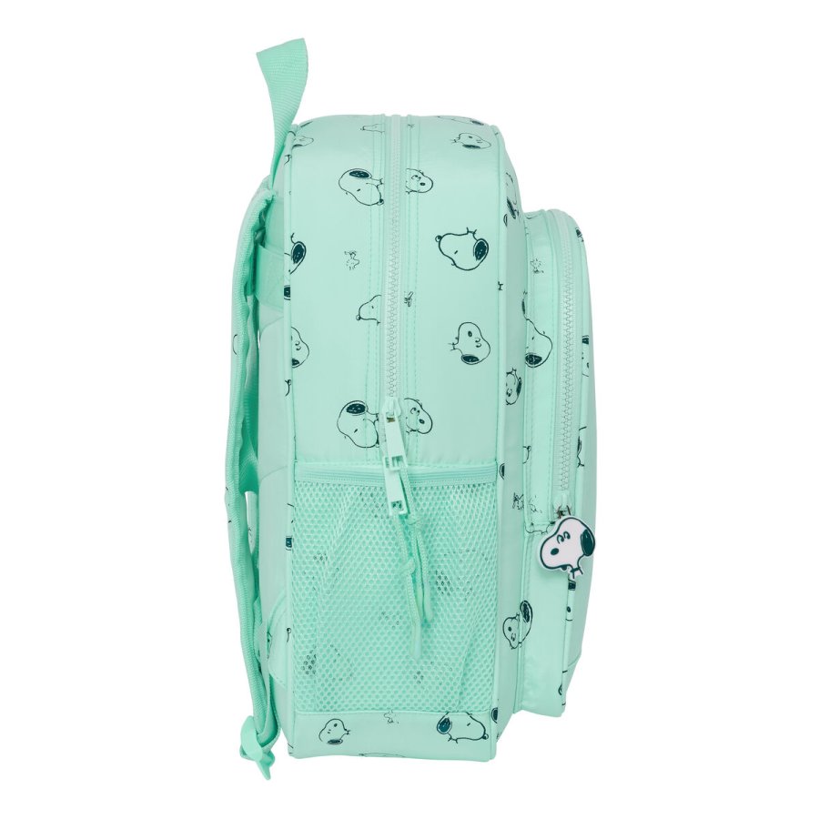 Skoletaske Snoopy Groovy Grn 32 X 38 X 12 cm #3