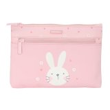 Penalhus Safta Bunny Kanin Pink 23 x 16 x 3 cm #1