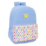 Skoletaske Smiley Joyful Bl Multifarvet 30 x 46 x 14 cm #1