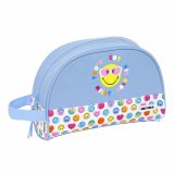 Rejsetoilettaske Smiley Joyful Multifarvet Lysebl Genanvendelig 28 x 18 x 10 cm #1