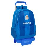 Skolerygsk med Hjul R. C. Deportivo de La Corua Bl 32 x 44 x 16 cm #1