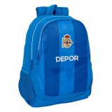 Skoletaske R. C. Deportivo de La Corua Bl 32 x 44 x 16 cm #1