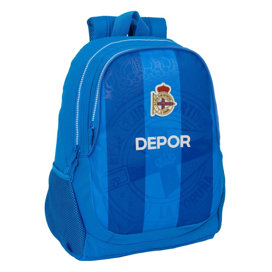 Skoletaske R. C. Deportivo de La Corua Bl 32 x 44 x 16 cm #1