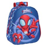 3D Skoletaske Spider-Man Rd Marinebl 27 x 33 x 10 cm #1