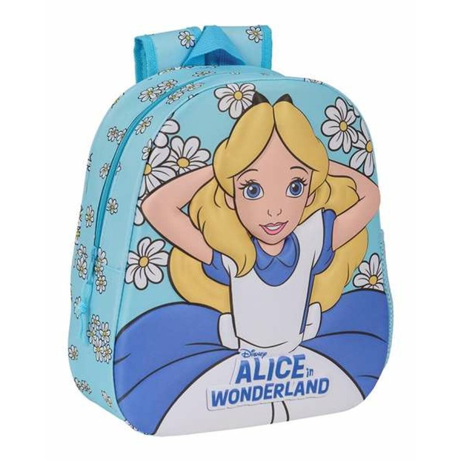 3D Skoletaske Clsicos Disney Alice in Wonderland 27 x 33 x 10 cm #1