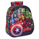 Skoletaske The Avengers Sort R�d 27 x 33 x 10 cm #1
